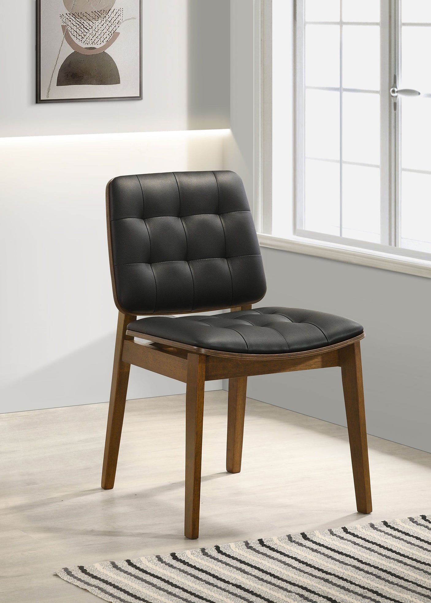 Redbridge Upholstered Dining Side Chair Walnut (Set of 2)