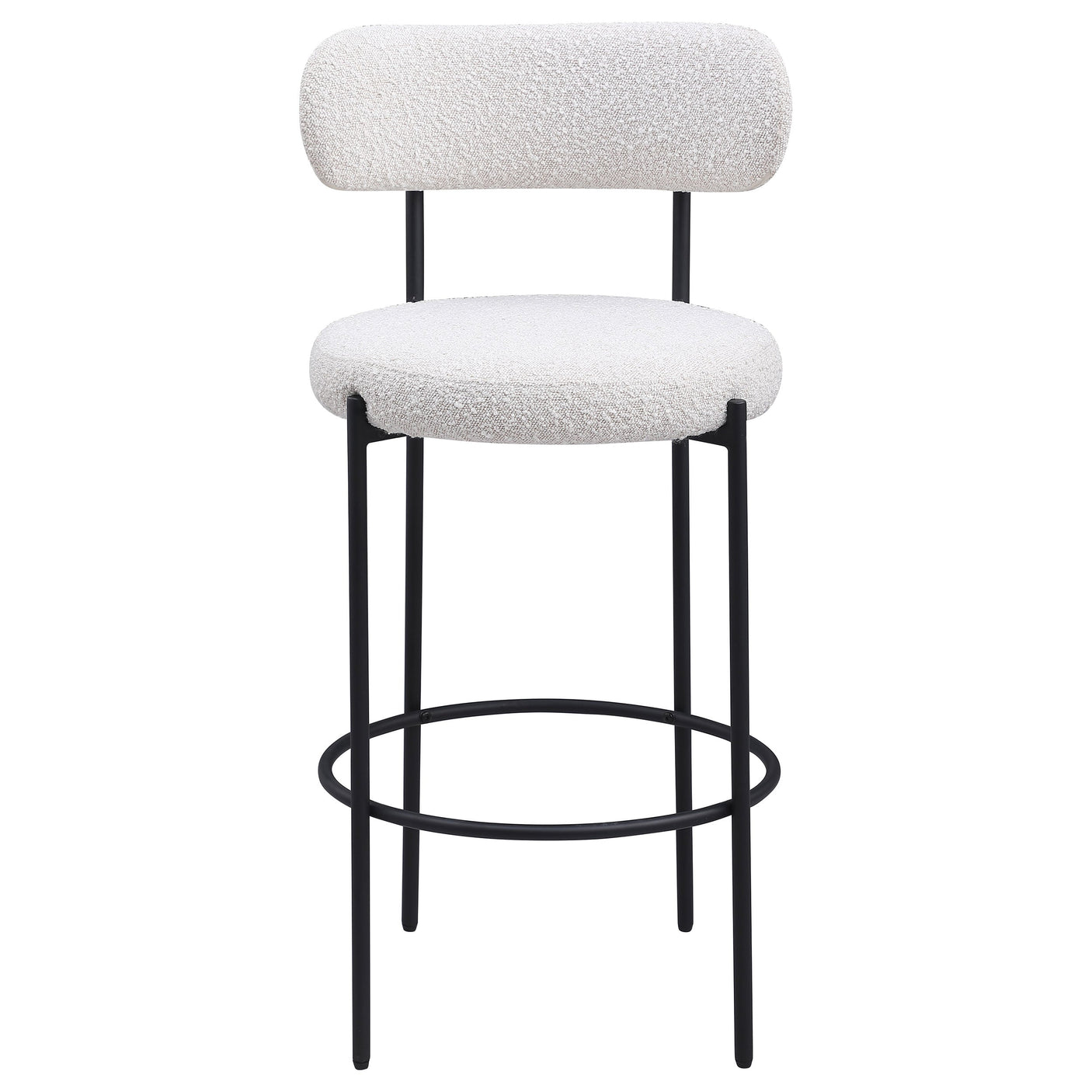 Viola Boucle Upholstered Bar Chair (Set of 2)