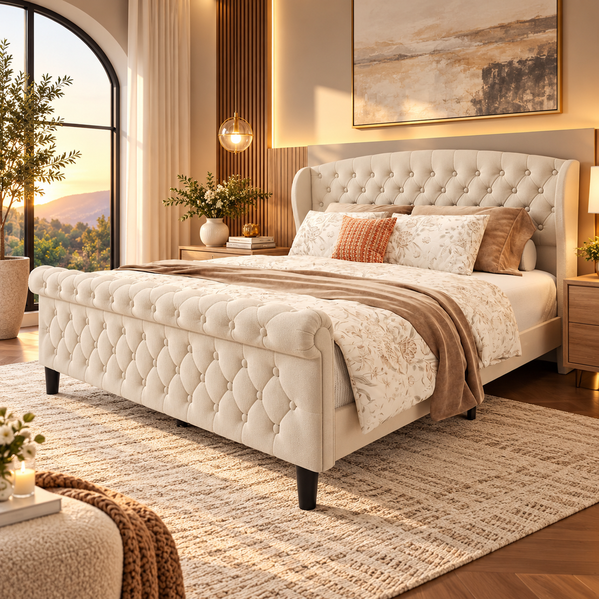 Vienna Tufted Bed