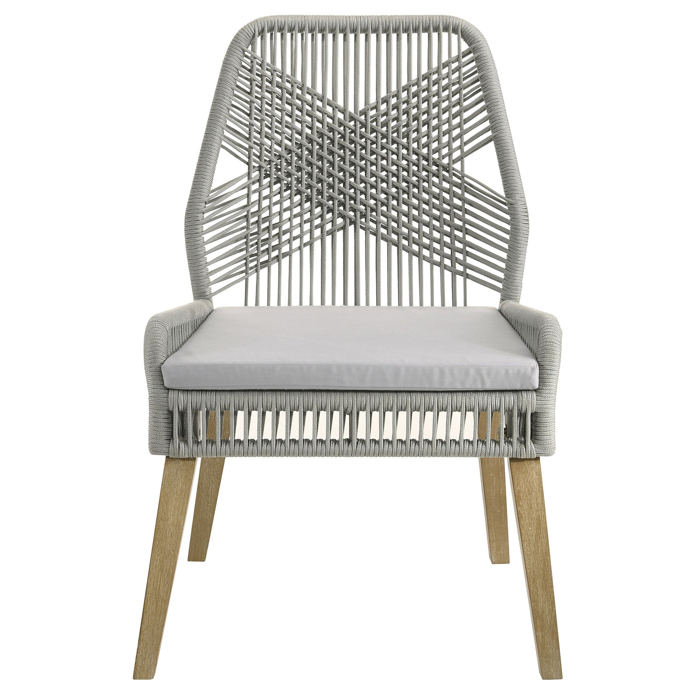 Nakia Woven Rope Dining Side Chairs (Set of 2)