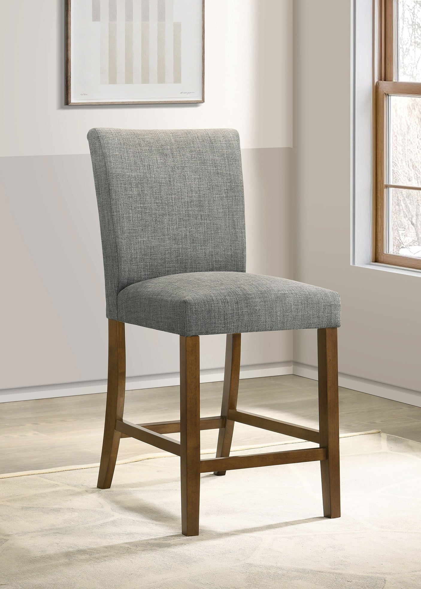 Paxton Upholstered Counter Height Dining Chair Green (Set of 2)