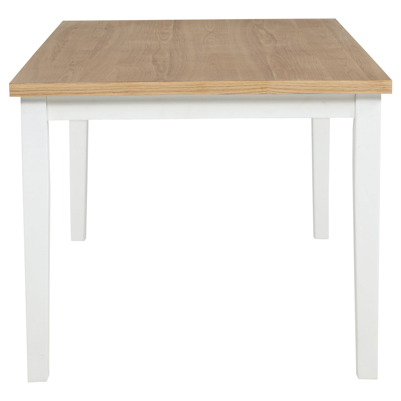 Andrews 66-inch Rectangular Dining Table Light Ash and White