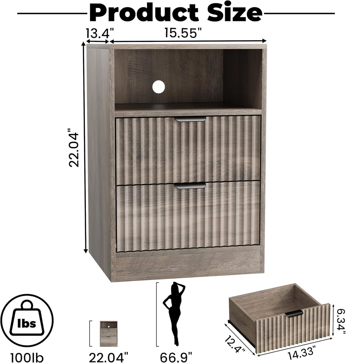 Ashton Nightstand (Set of 2)