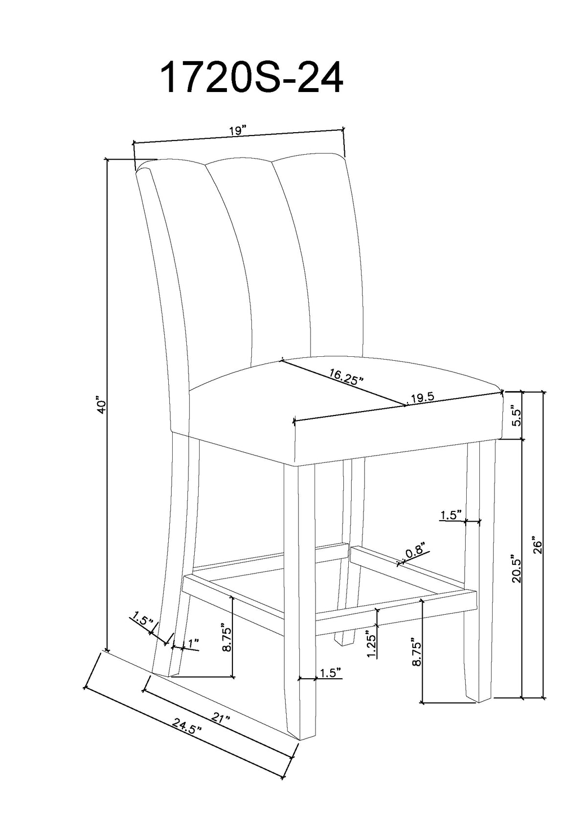Vega Counter Height Dining Collection