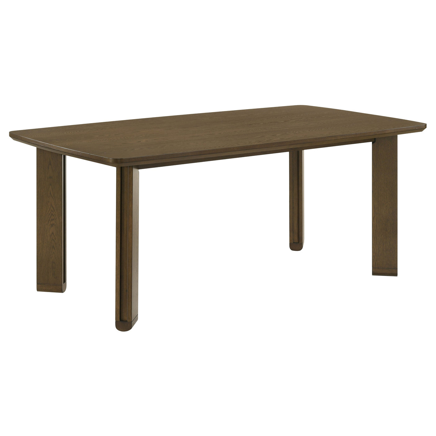 Ottowa Round Wood Dining Room Table Set Brown