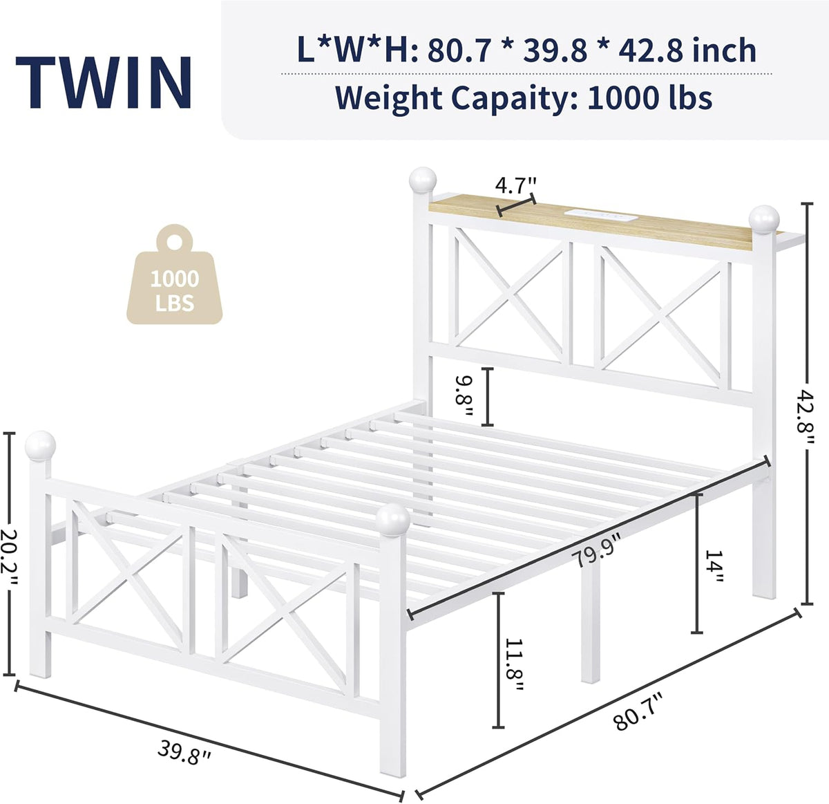 Alice Metal Bed