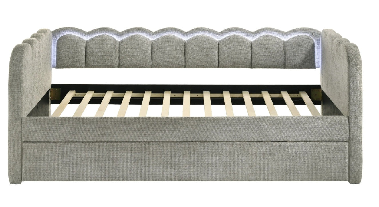 Melody Daybed W/ LED - Light Grey