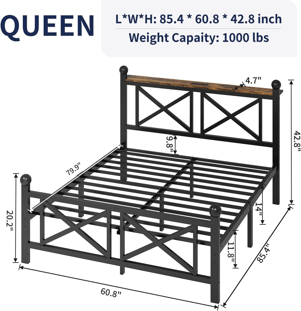 Mark Metal Bed