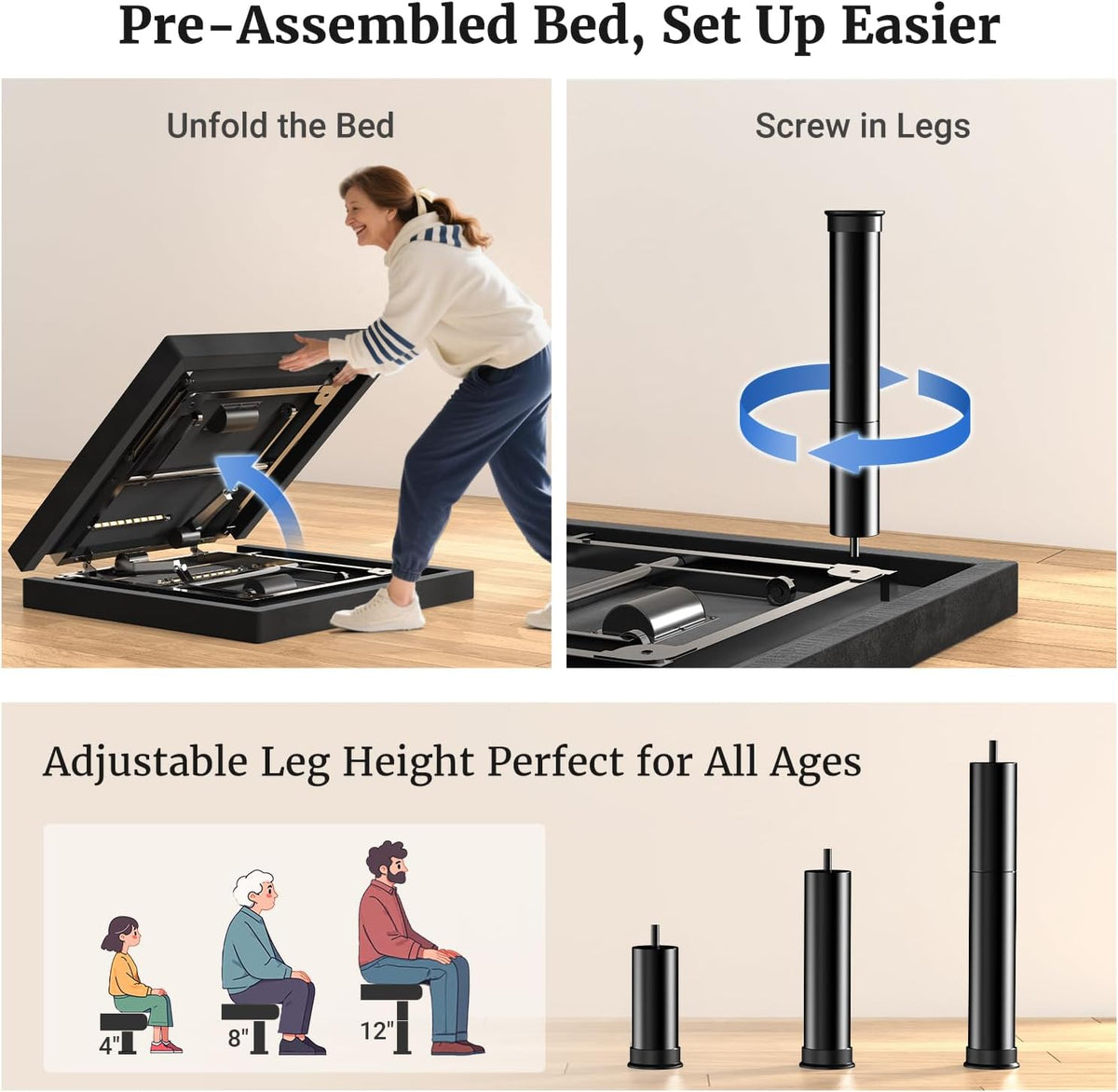 Luxe Adjustable Bed Base