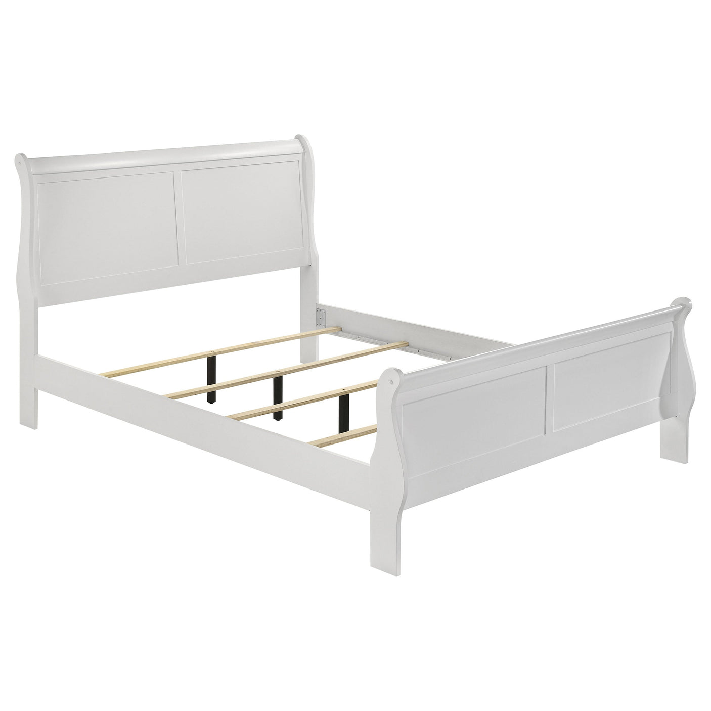 Louis Philippe 47-Inch Sleigh Panel Bed