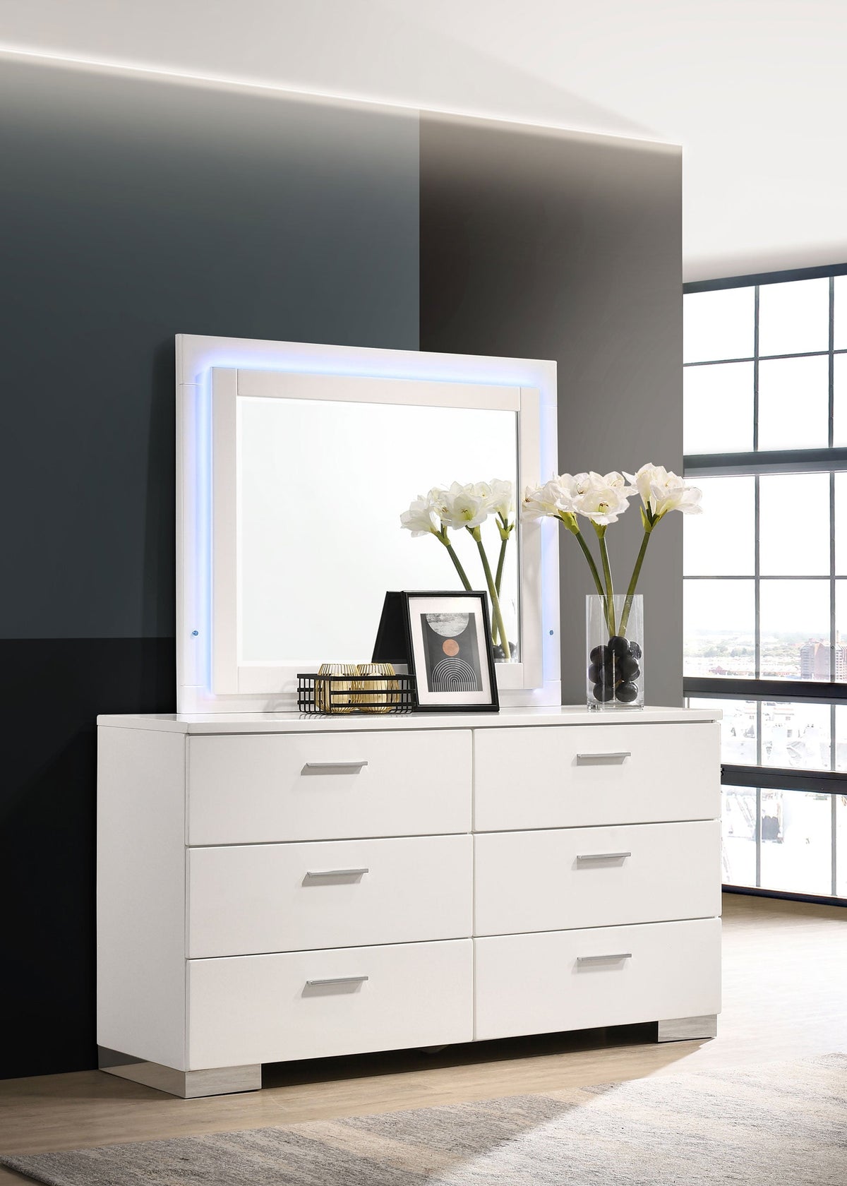 Felicity Dresser with Mirrors