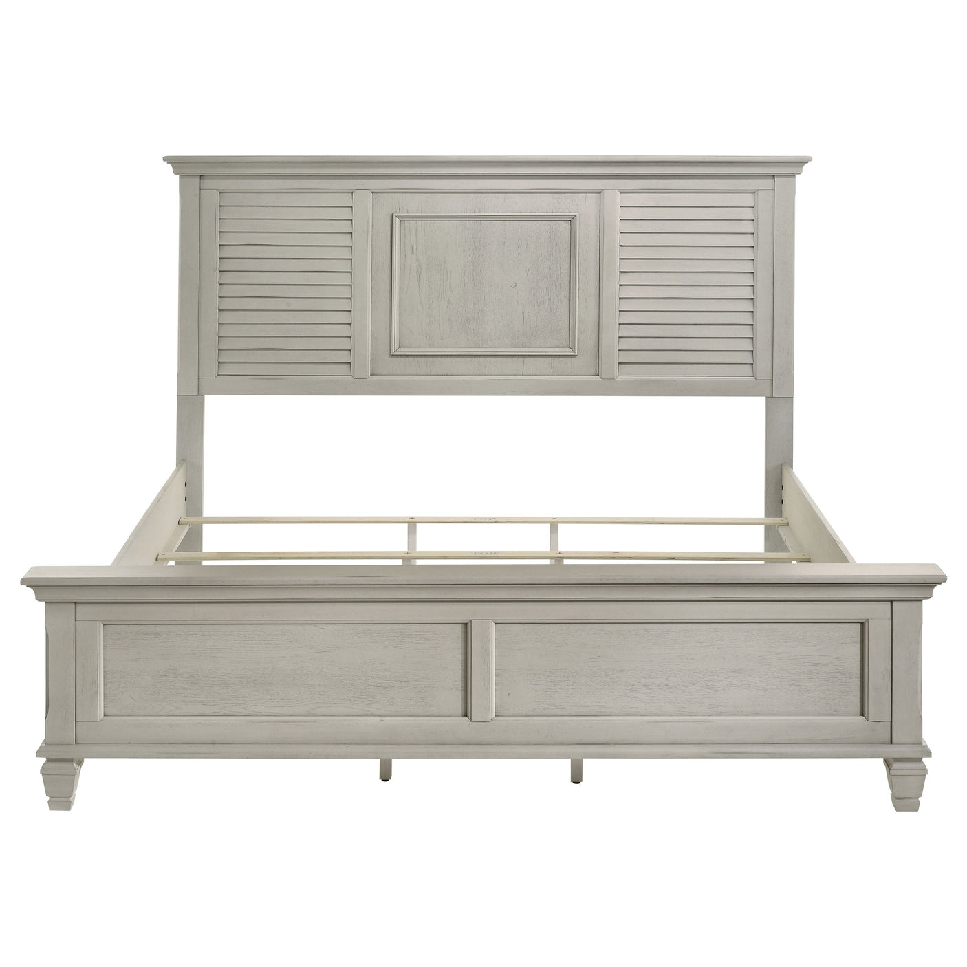 Franco Wood Panel Bed Distressed