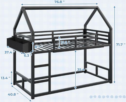 Trey Twin Over Twin Bunk Bed