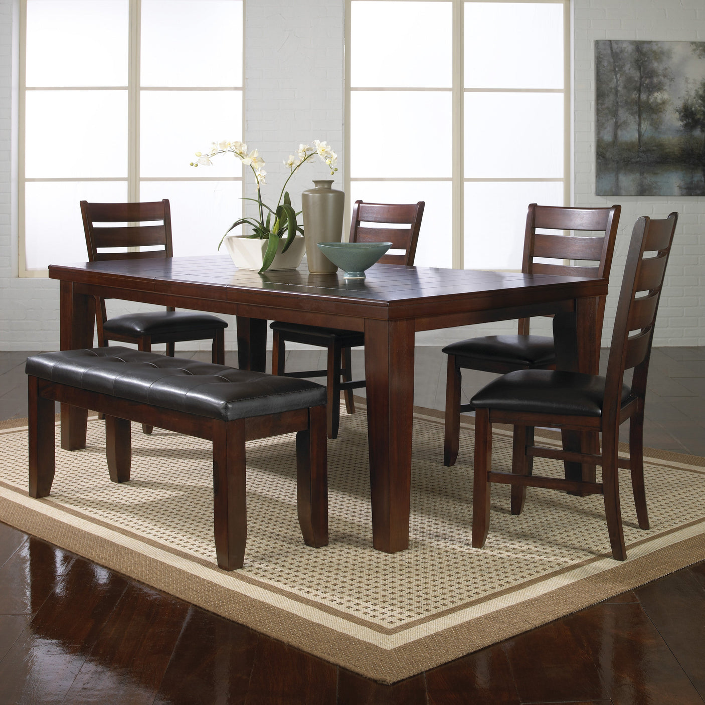 Bardstown Dining Table (18"Leaf)