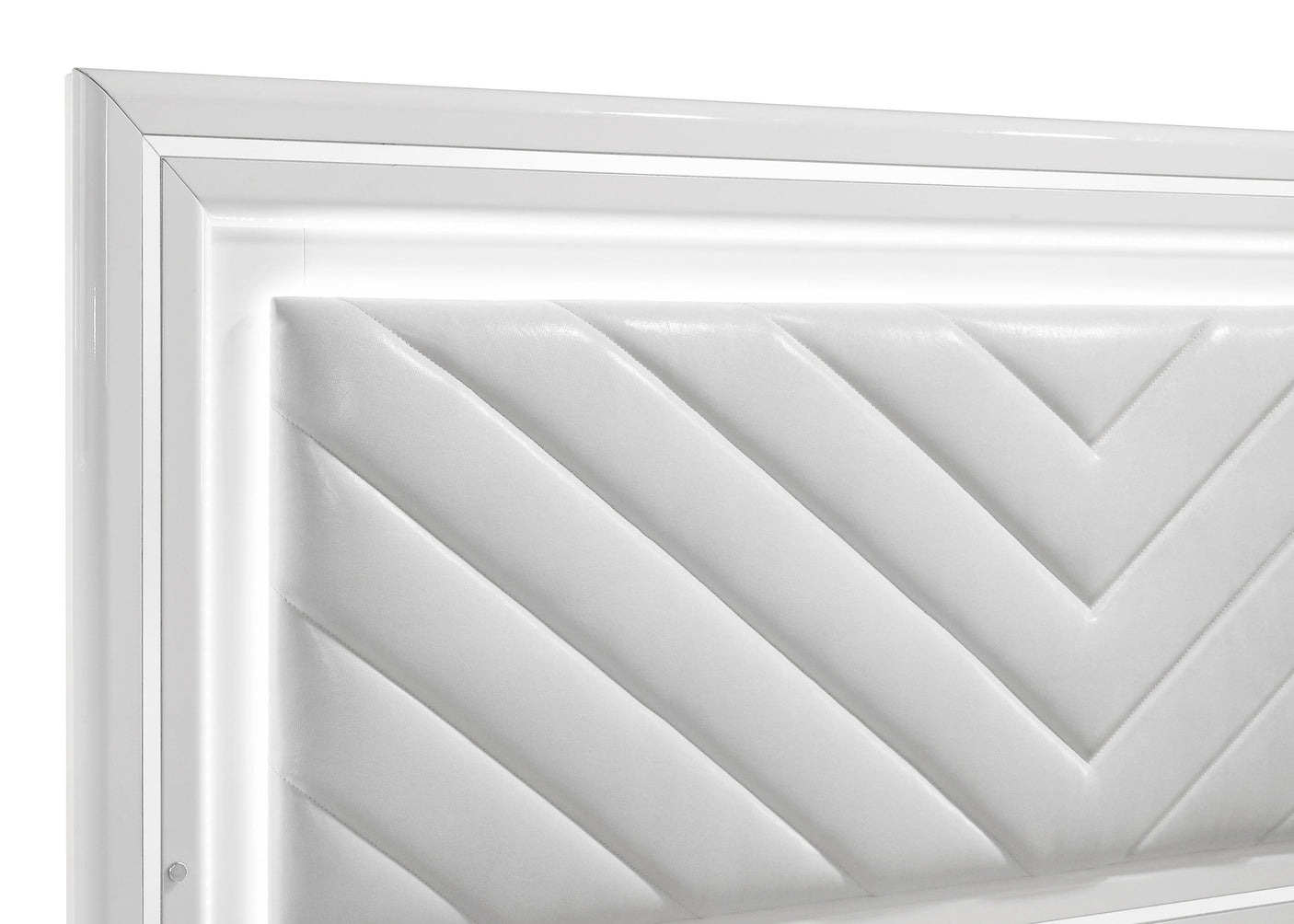 Cassia LED Panel Bed High Gloss