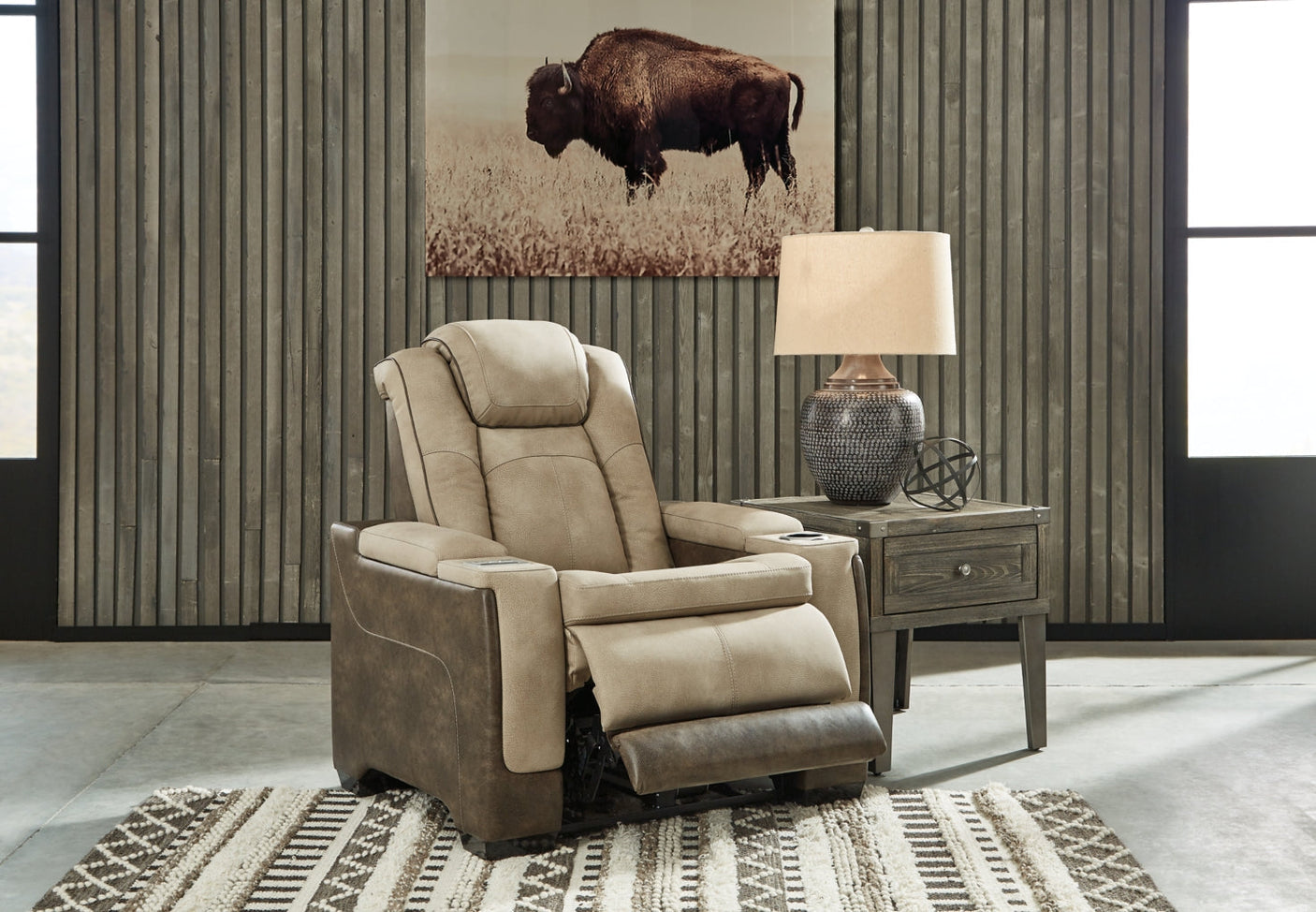Next-Gen Durapella Power Recliner/Adjustable Headrest