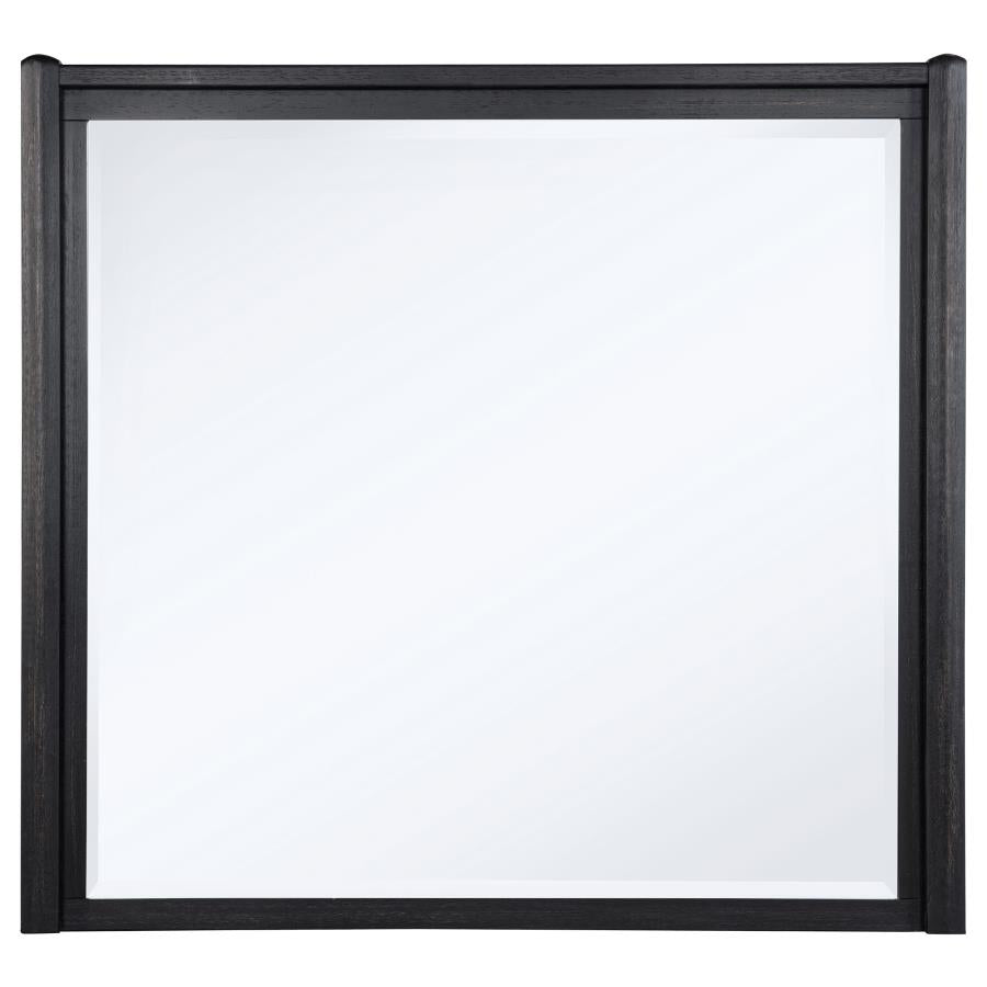 Leandro Dresser Mirror Burnished Black