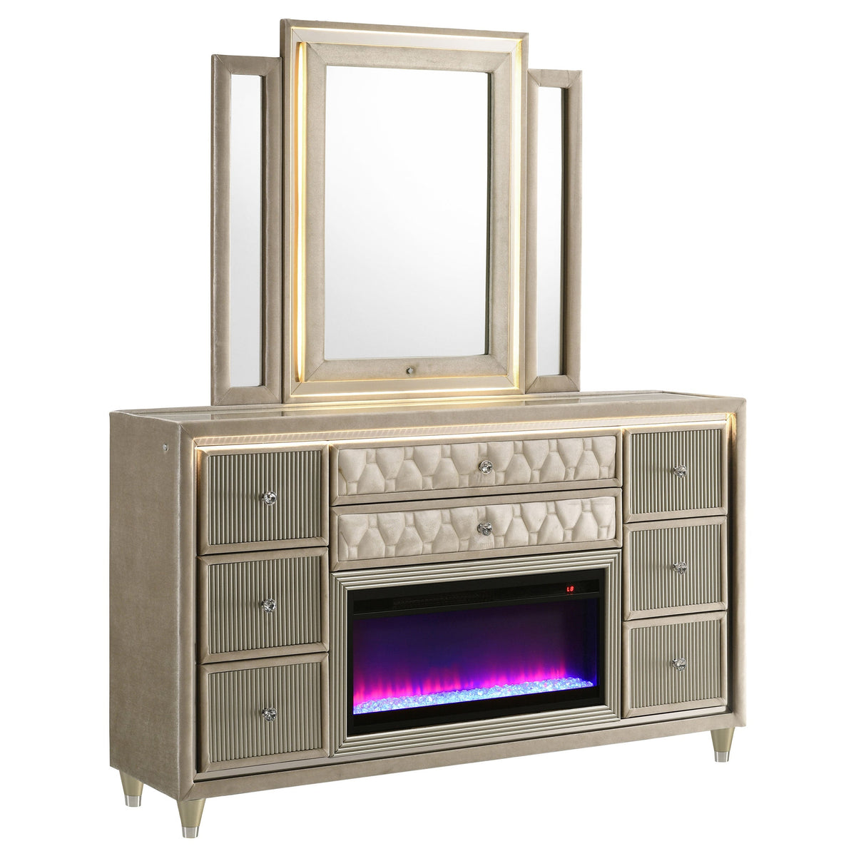 Lorient Dresser with Mirrors