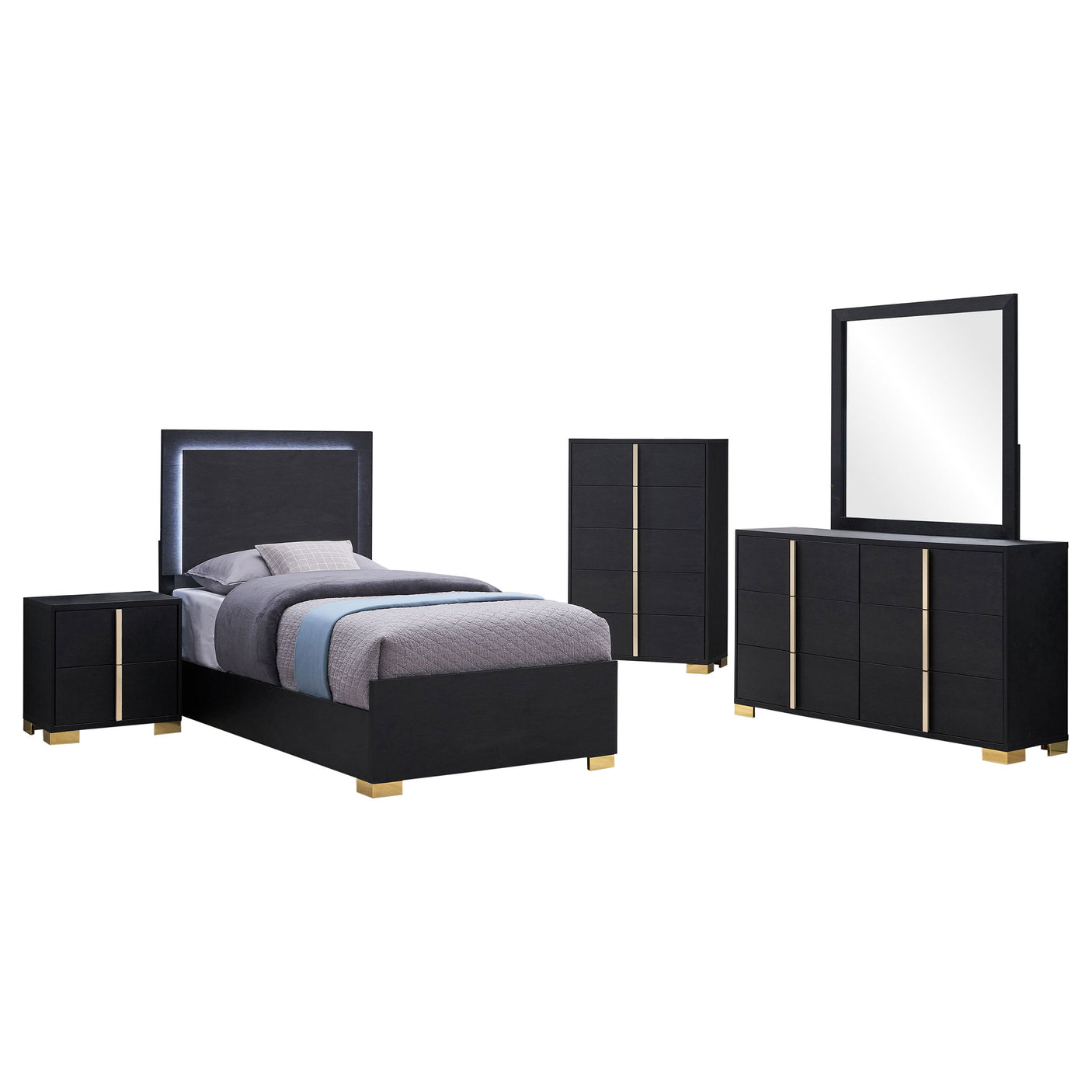 Marceline Bedroom Set Black