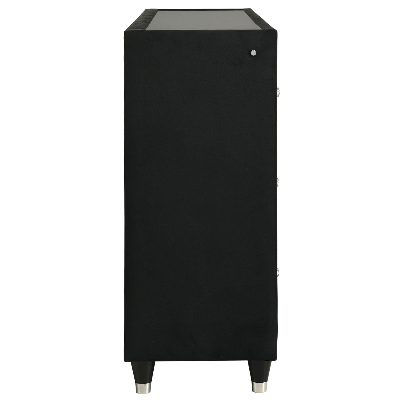 Lorient 8-drawer LED Dresser Black