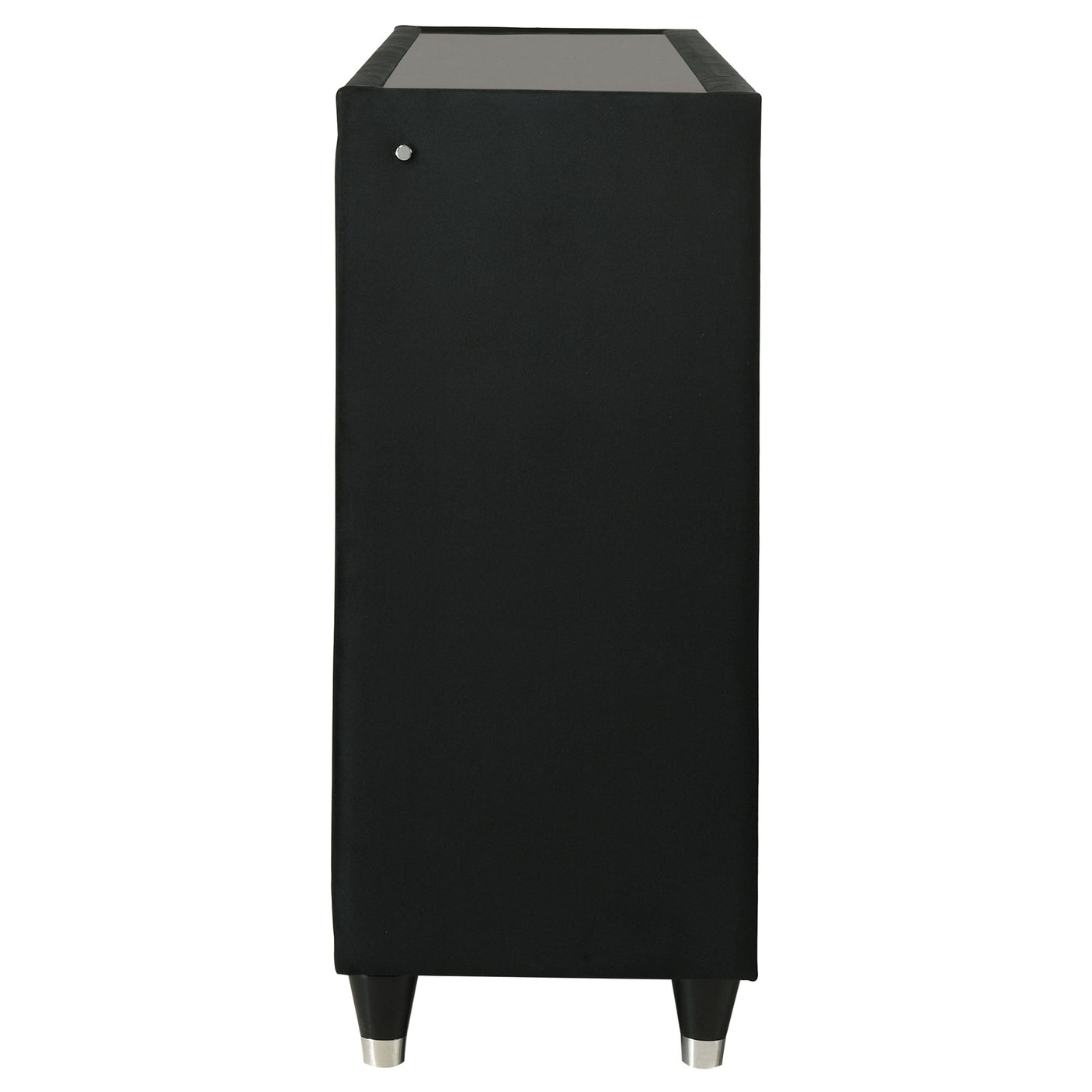 Lorient 8-drawer LED Dresser Black