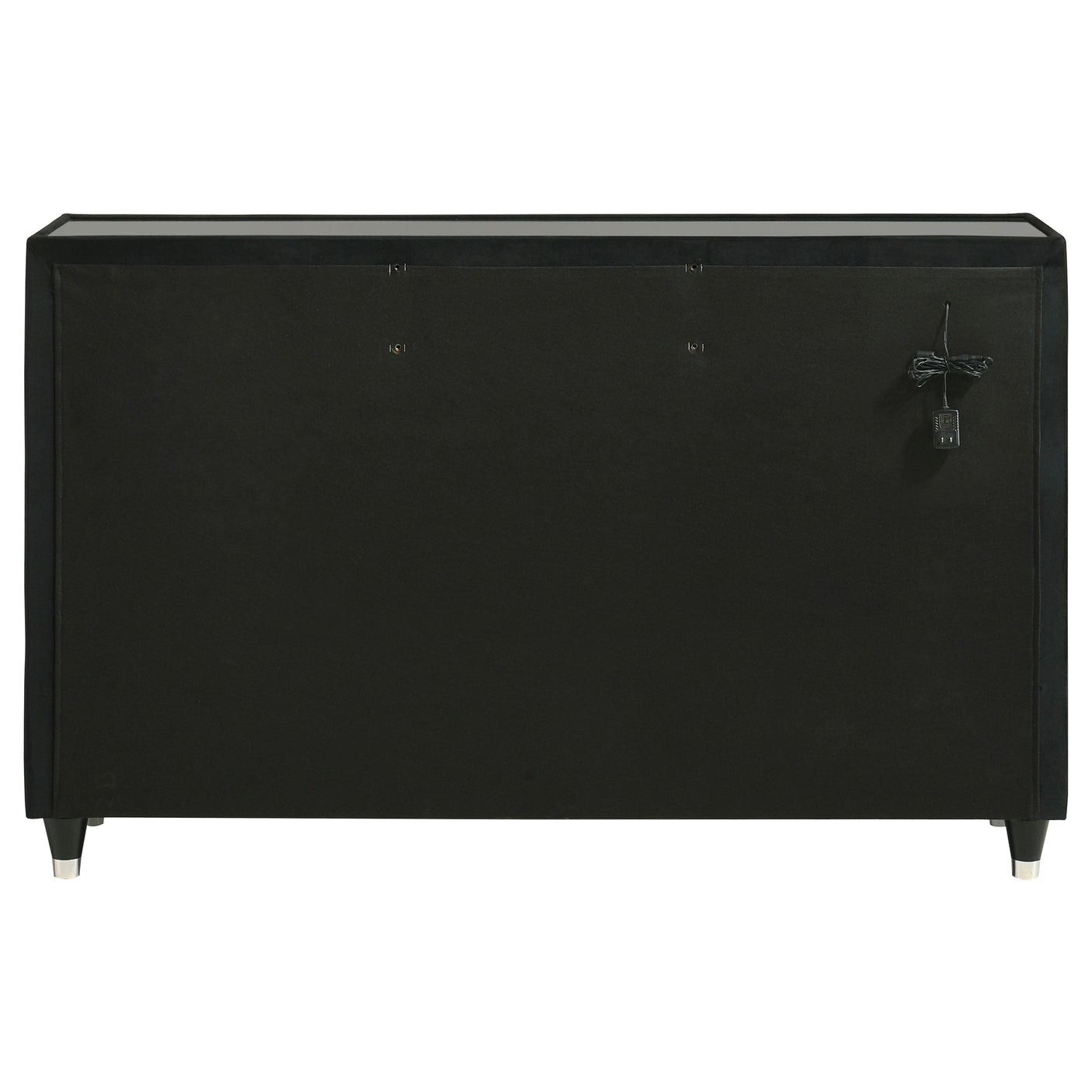 Lorient 8-drawer LED Dresser Black