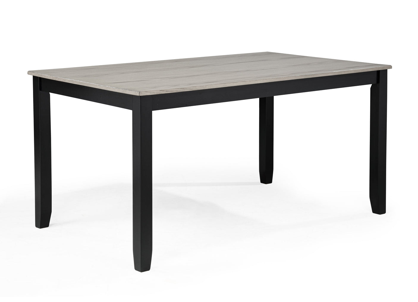 Lester 6-Pk Dining W/Bench L.Grey