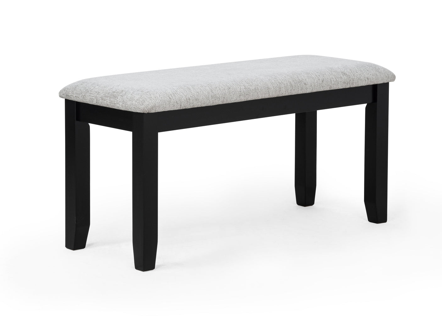Lester 6-Pk Dining W/Bench L.Grey