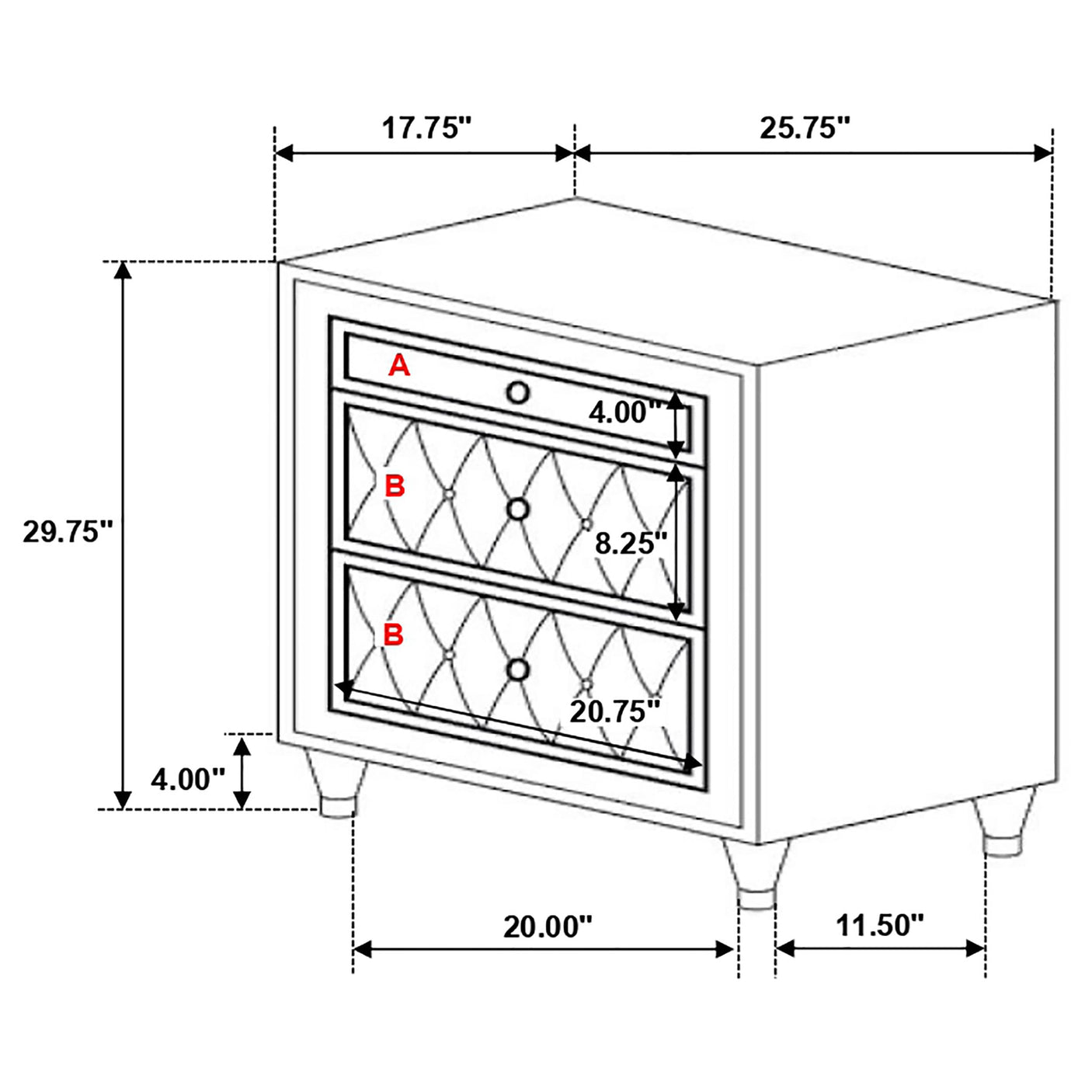 Antonella Nightstands