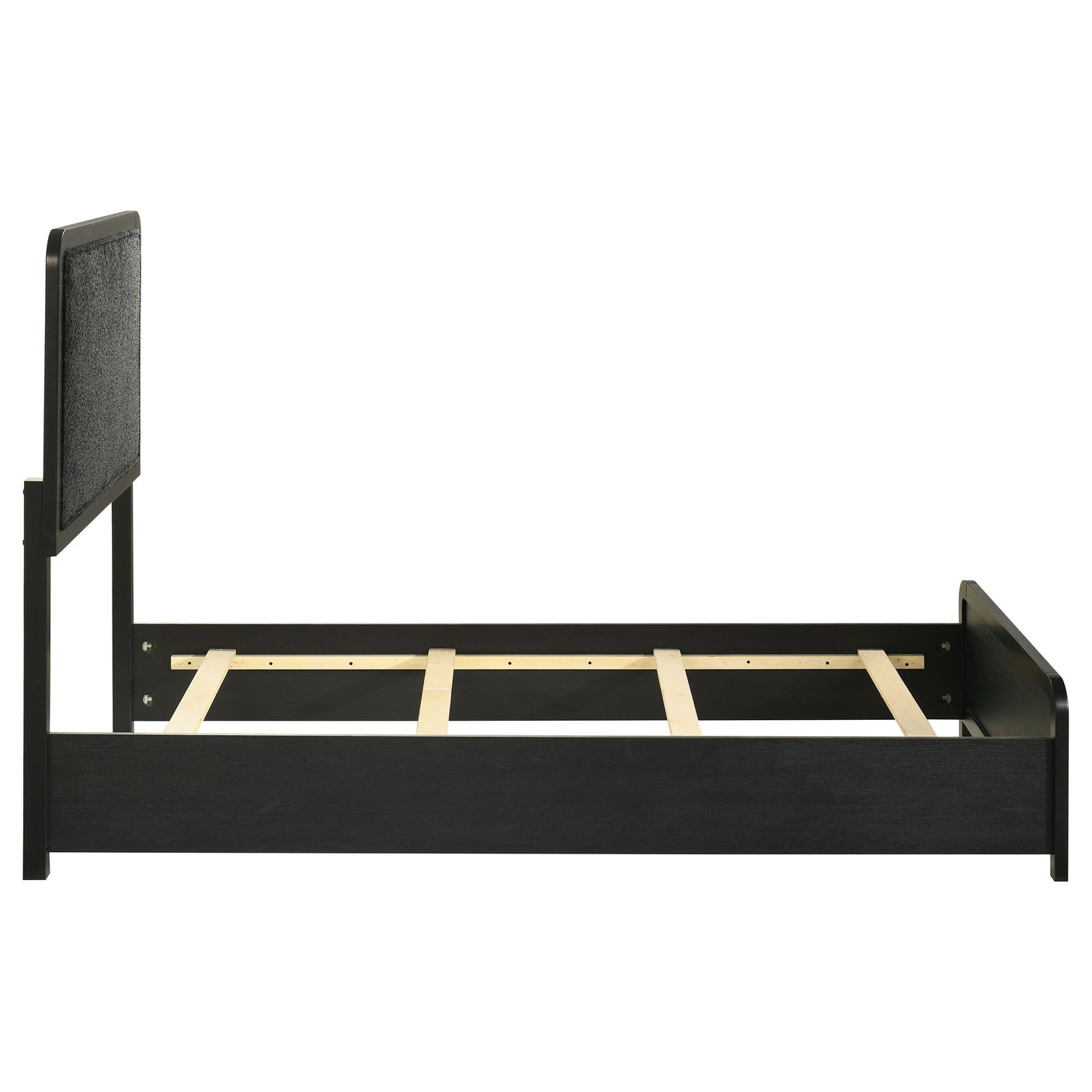 Cavelle 51-inch Upholstered Panel Bed Black