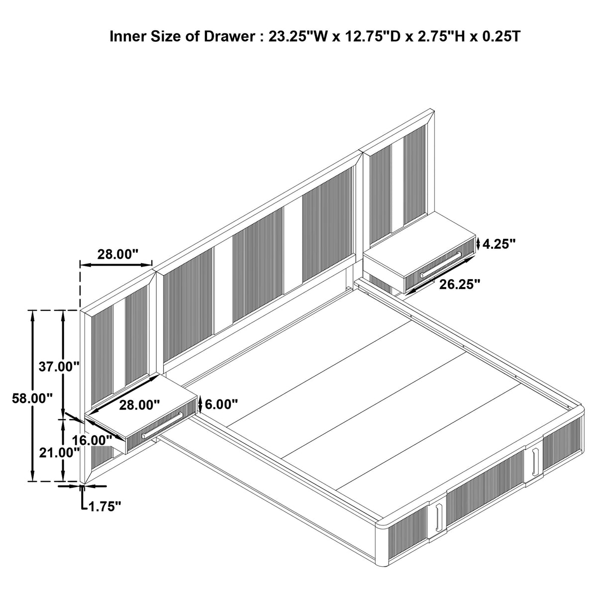 Terrace Wall Bed Panels