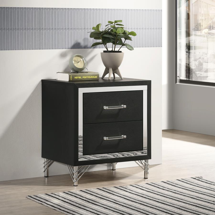 Lucia 2-drawer Nightstand Bedside Table