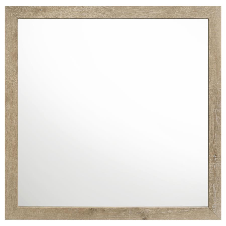 Oakglen Dresser Mirror Weathered Oak
