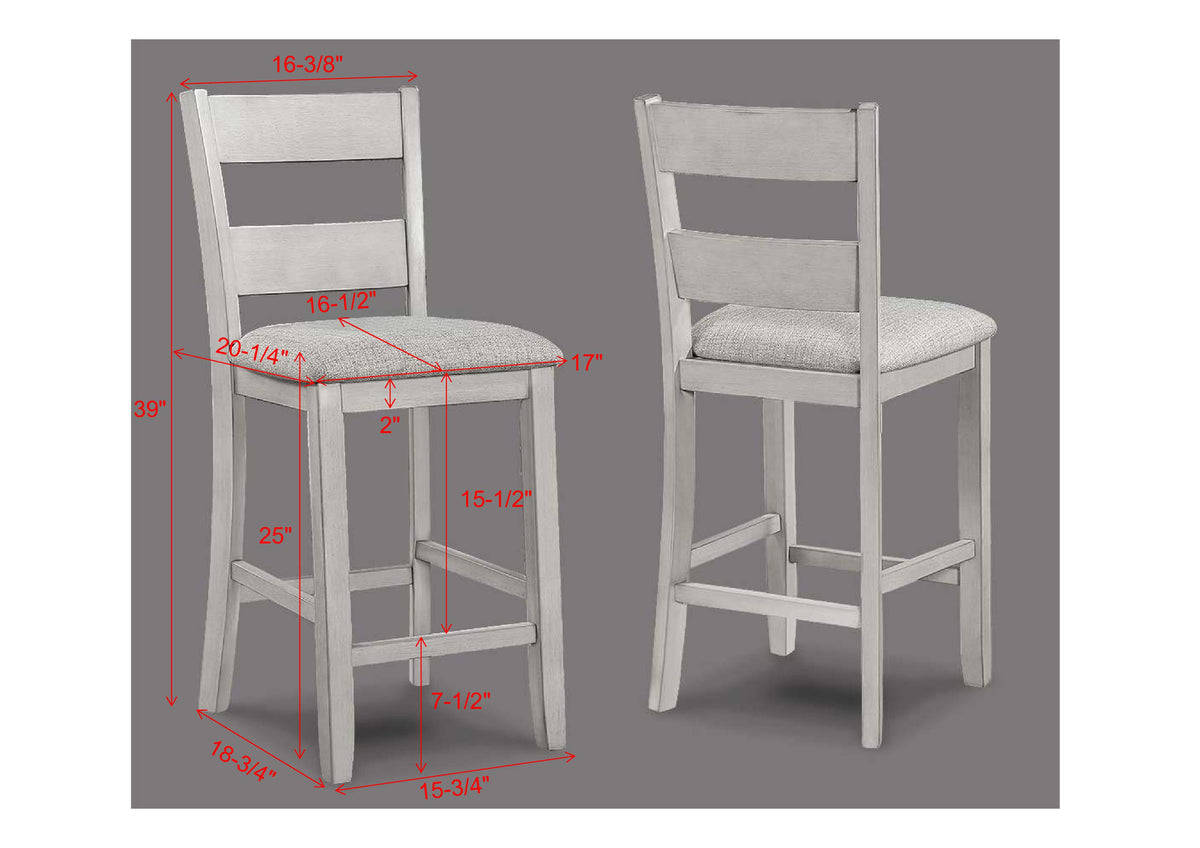 Lester 5-Pk Counter Height Dining Set Counter Height Dining Collection