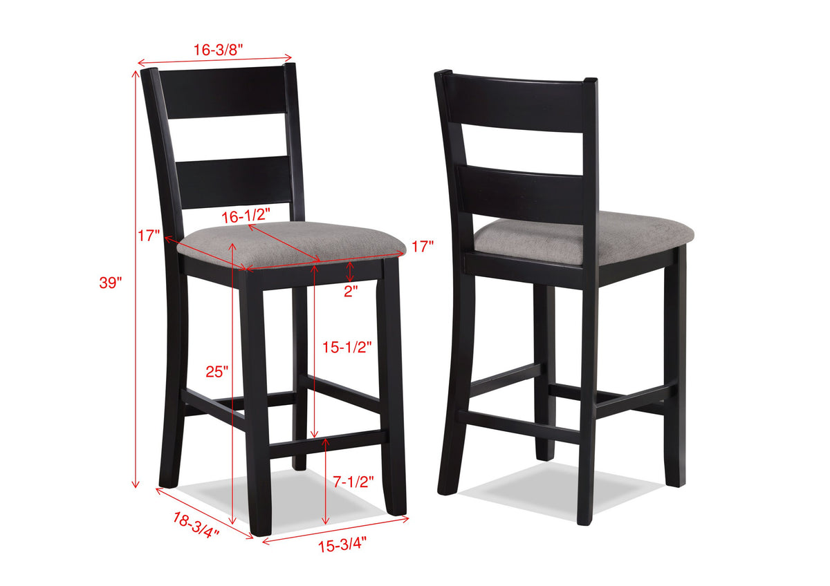 Lester 5-Pk Counter Height Dining Set Counter Height Dining Collection
