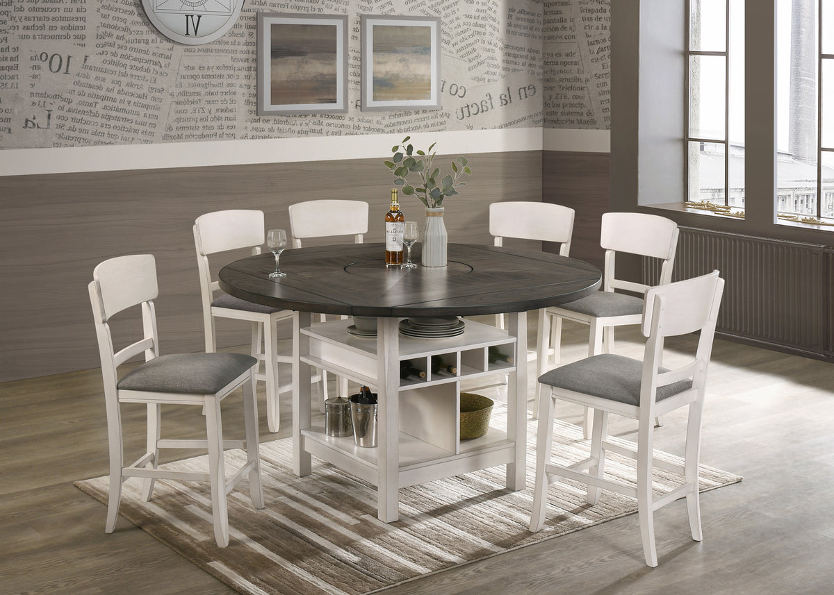 Conner Chalk Grey Counter Height Dining Collection