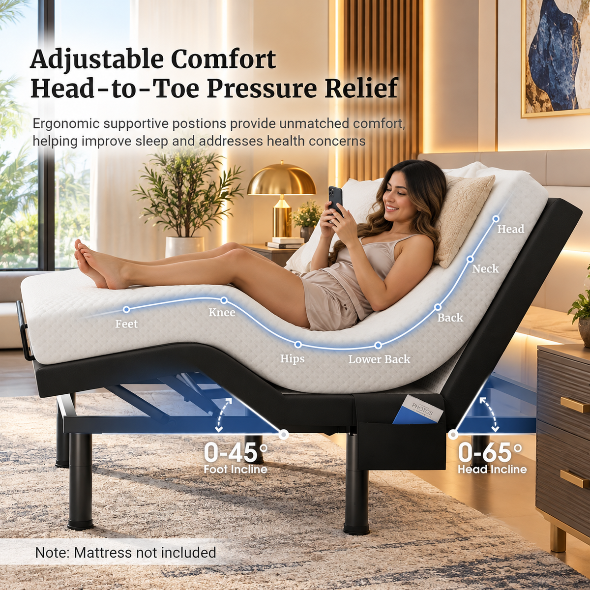 Luxe Adjustable Bed Base