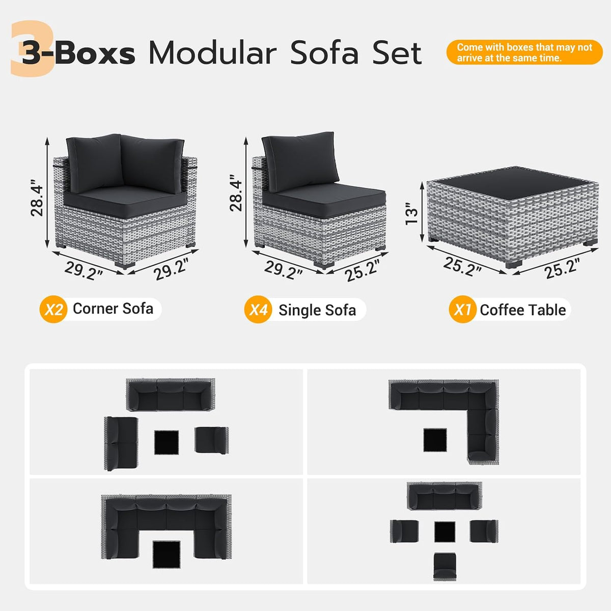 Lou 7pc Patio Set