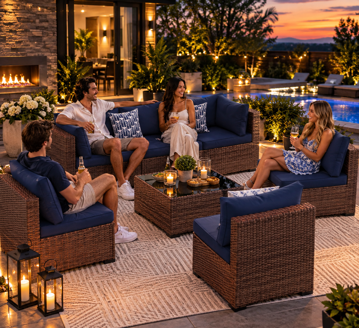 Lou 7pc Patio Set