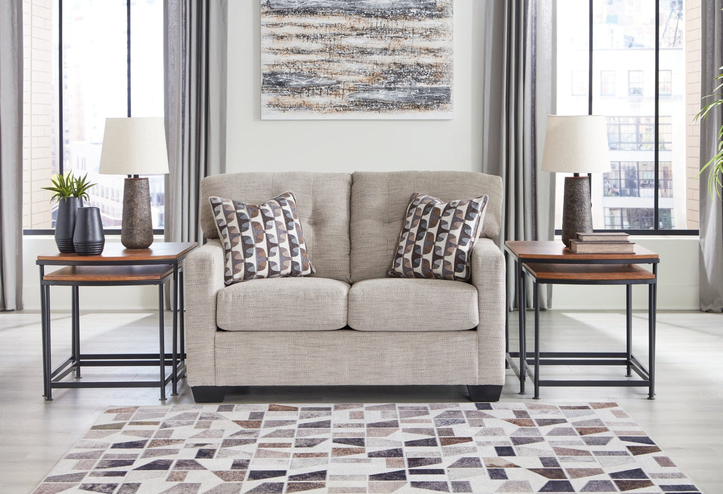 Mahoney Stationary Loveseats