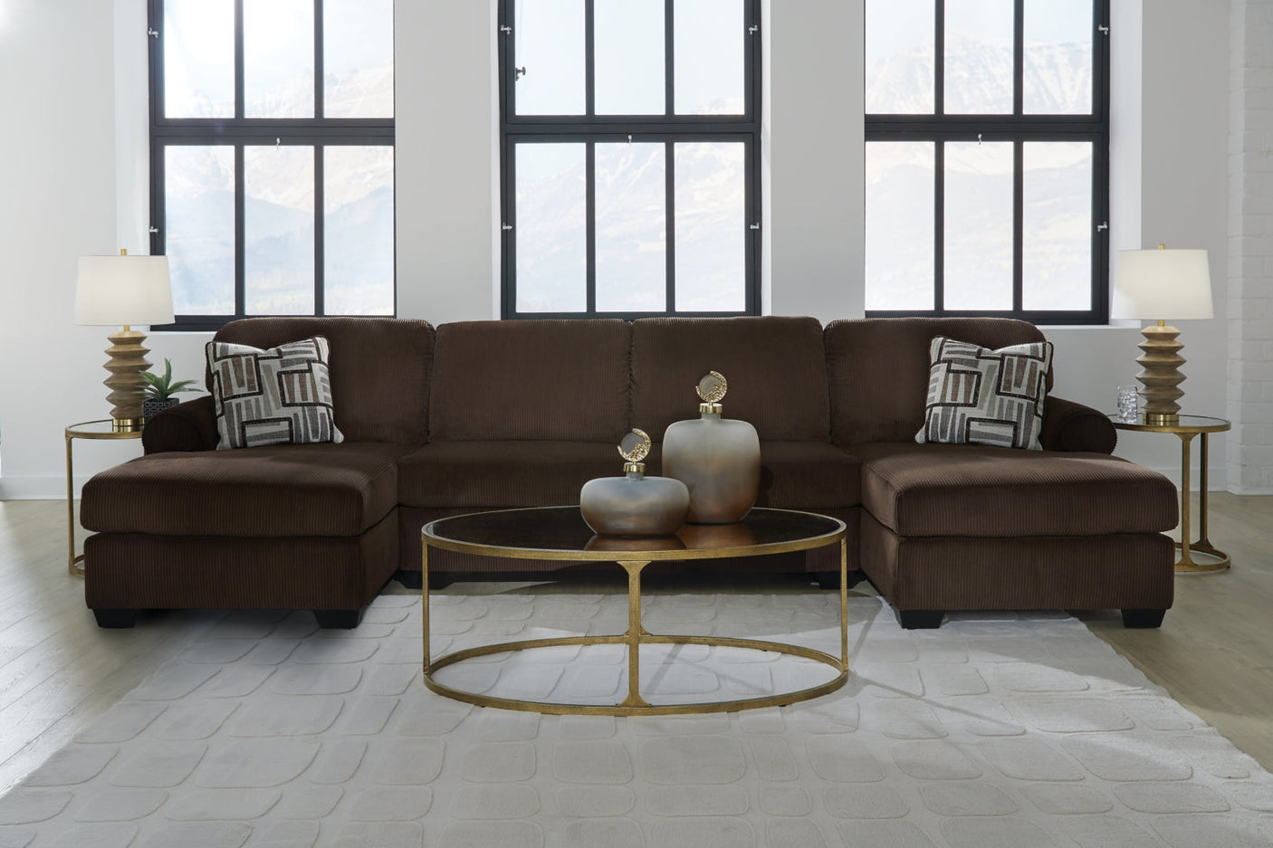 Landsings 3-Piece Sectional with Double Chaise