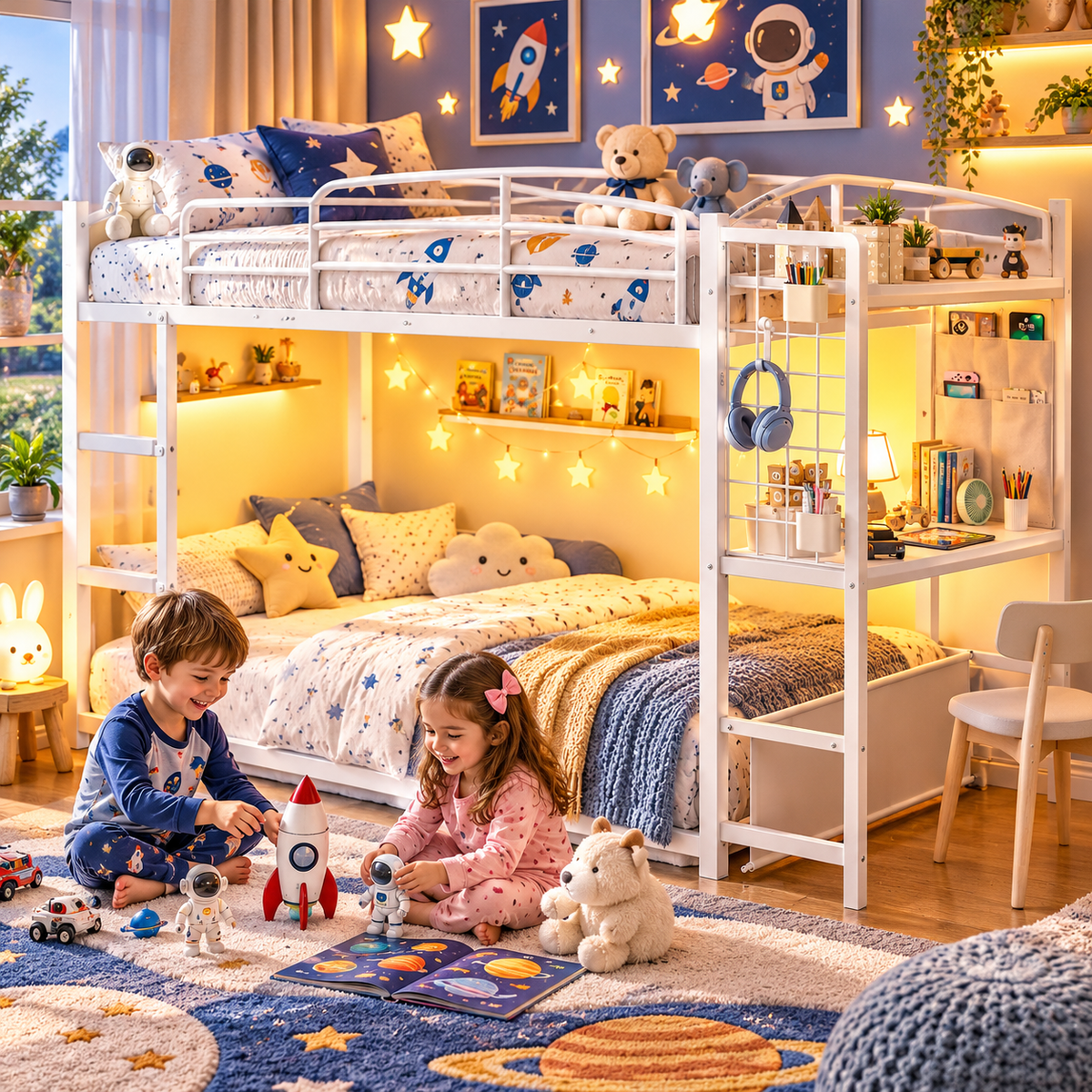 Starhaven Twin Over Twin Bunk Bed