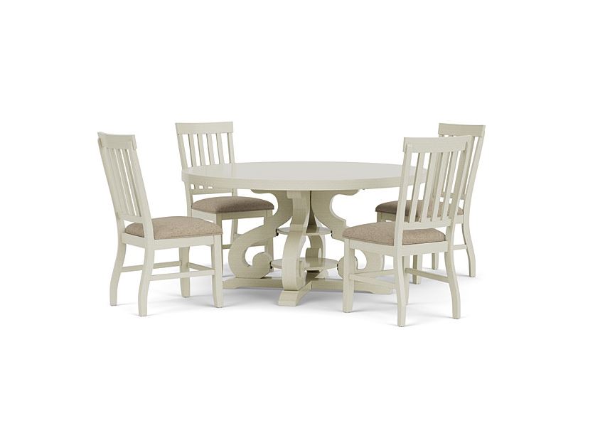 Dona Round Table w/ 4 Chairs
