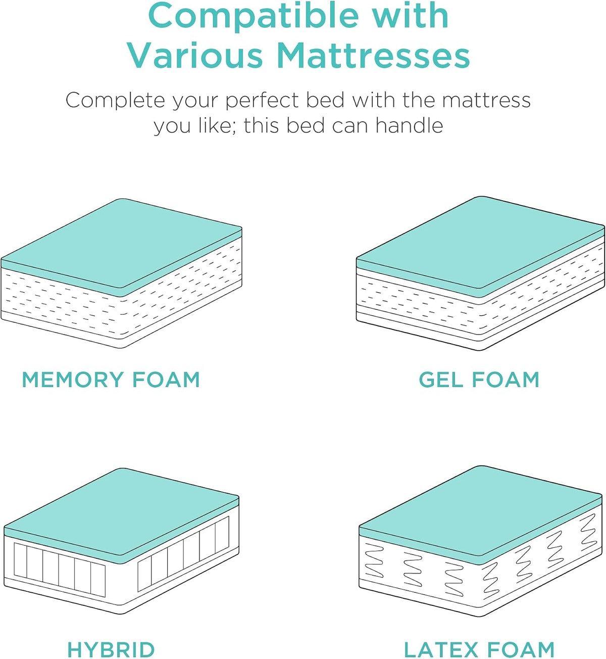 Cloud Adjustable Bed Base with Massage