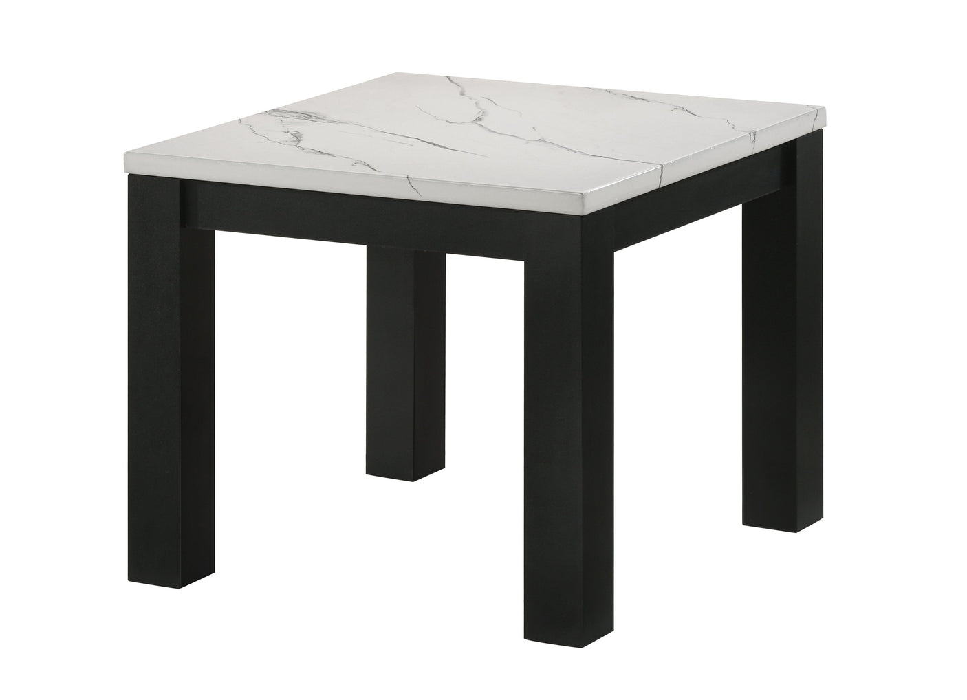 Ivy 3-Pk Faux Marble White Cocktail Set