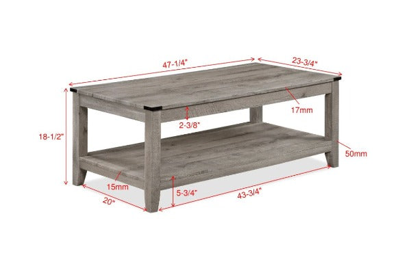 Milton Coffee Table w/ 2 End Tables
