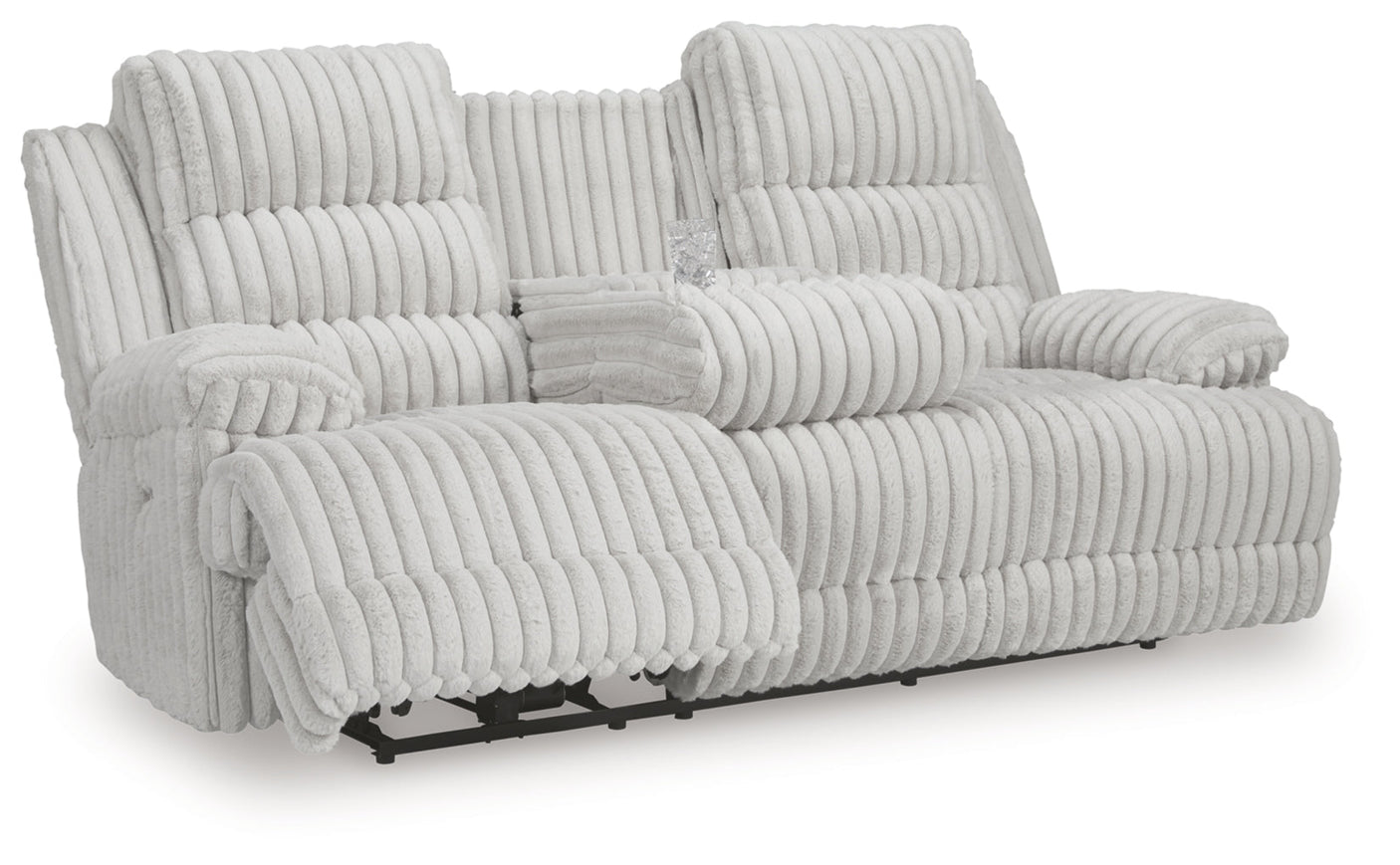 Technique Reclining Power Sofa w/Drop Down Table