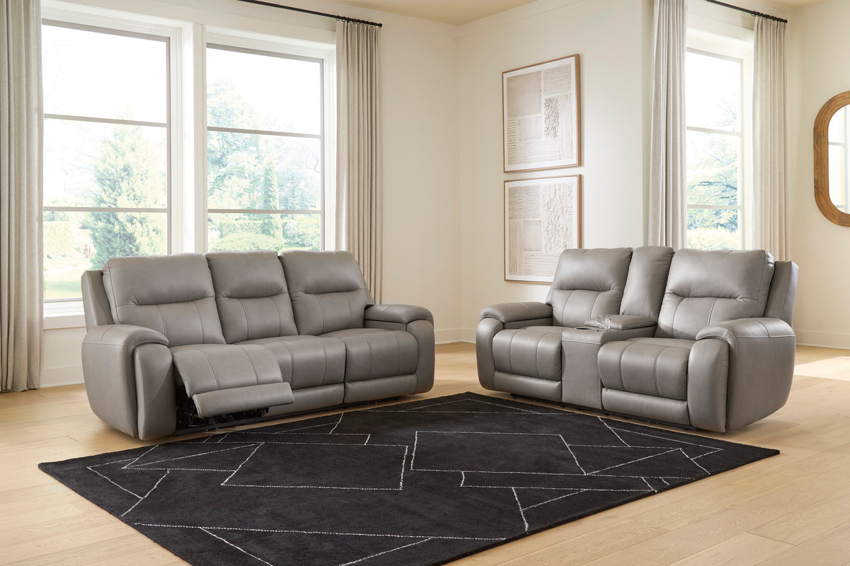 Trendsetter Leather Sofa & Loveseat