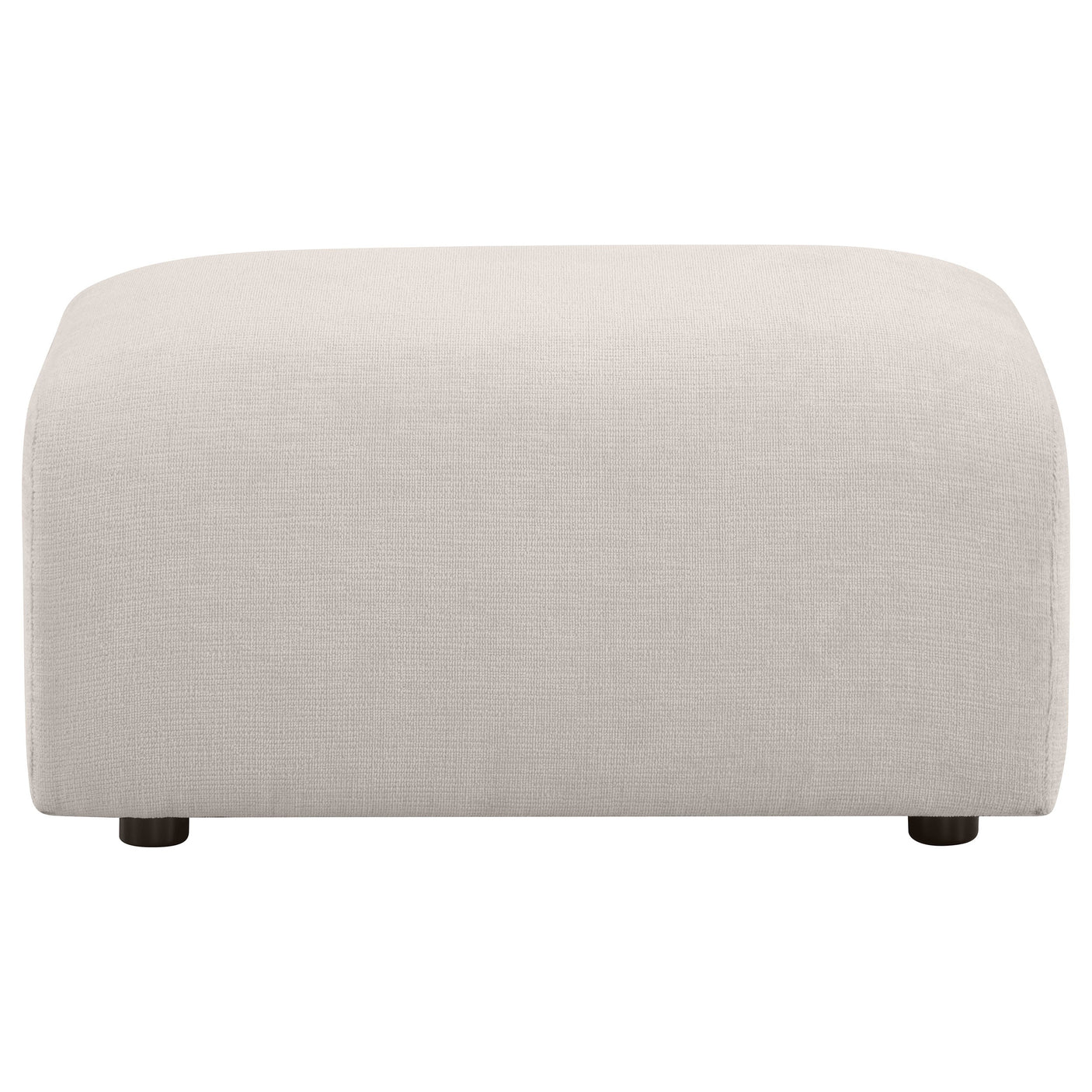 Burnett Chenille Upholstered Ottoman