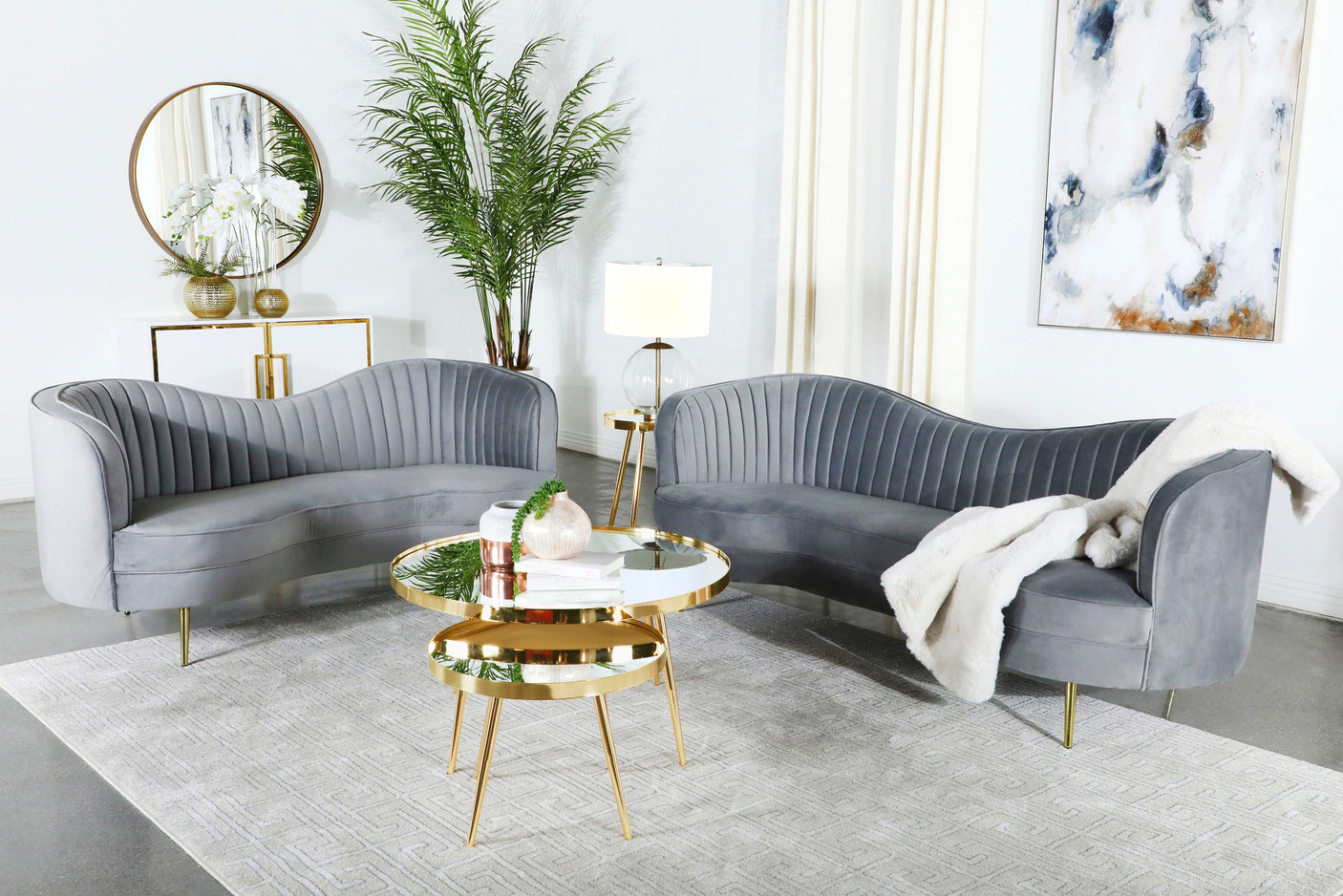 Sophia Stationary Sofa Sets